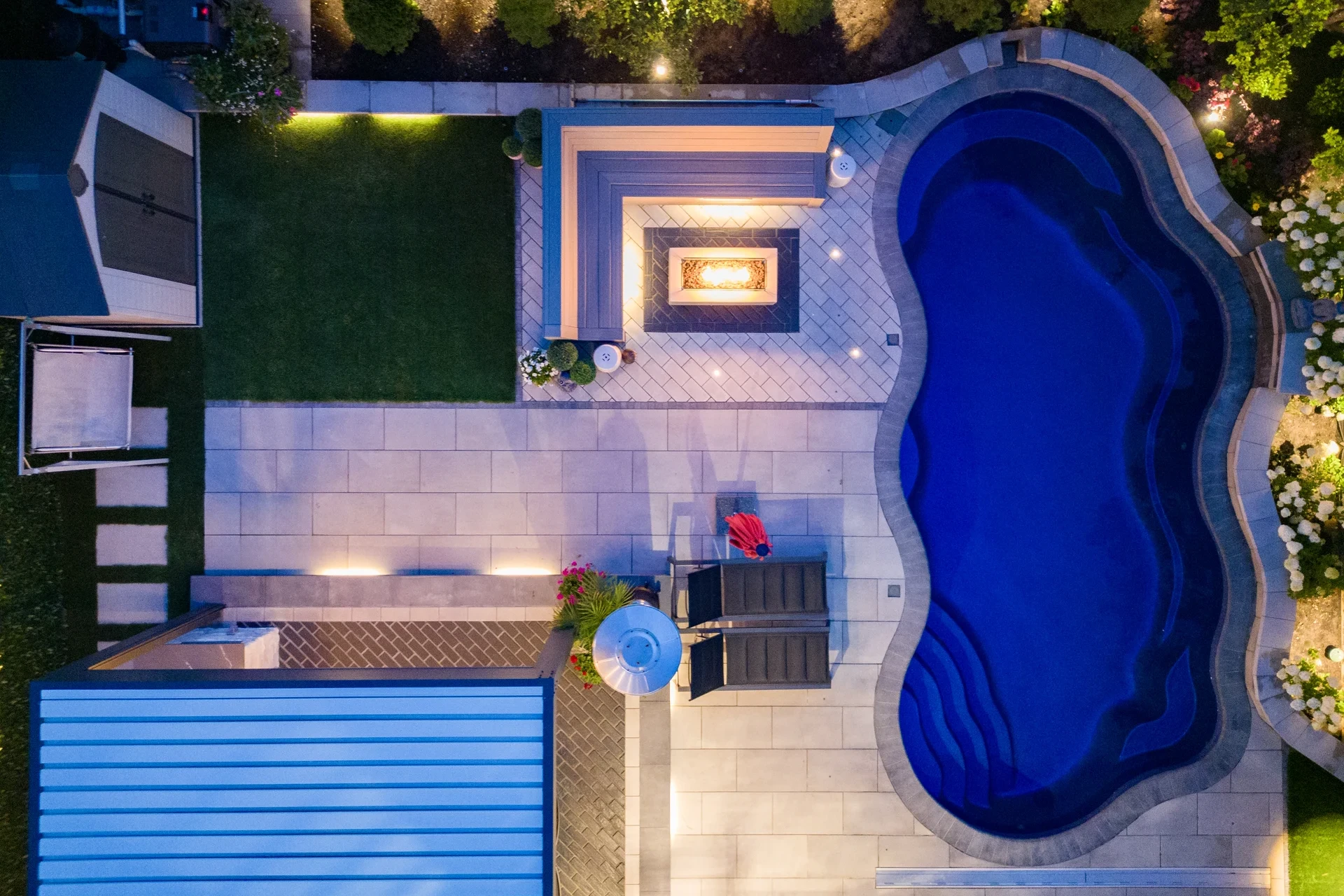 Bruning homes pool installation 014